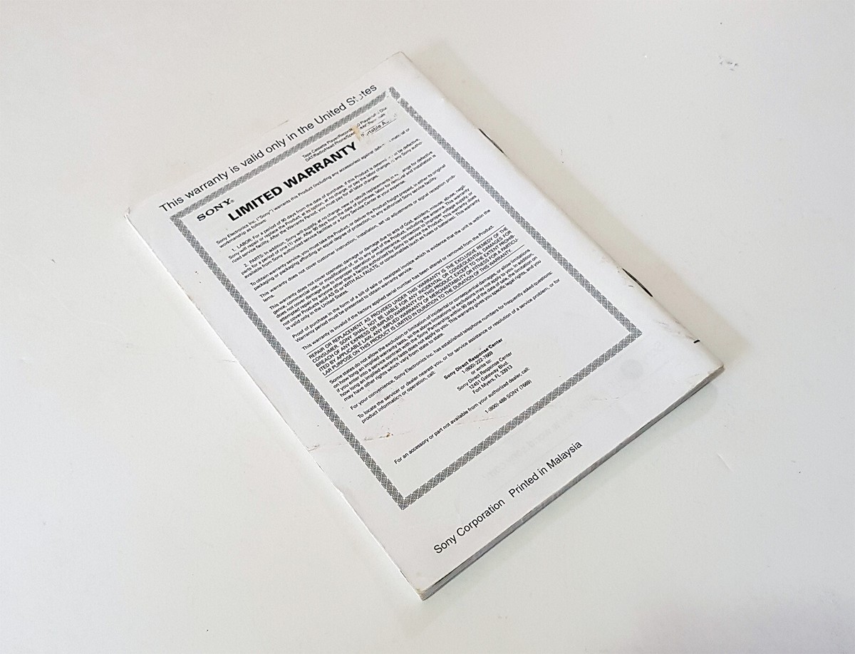 Sony MZ-R700 R700PC R700DPC Original Owners User Manual for
