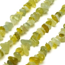 New Mountain Jade Chip Beads 32  Strand 5 8mm Gemstone Jewelry Making Bulk Loose