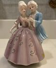 Rare Josef Originals Music Box Colonial Couple We’ve Only Just Begun Broken Hand