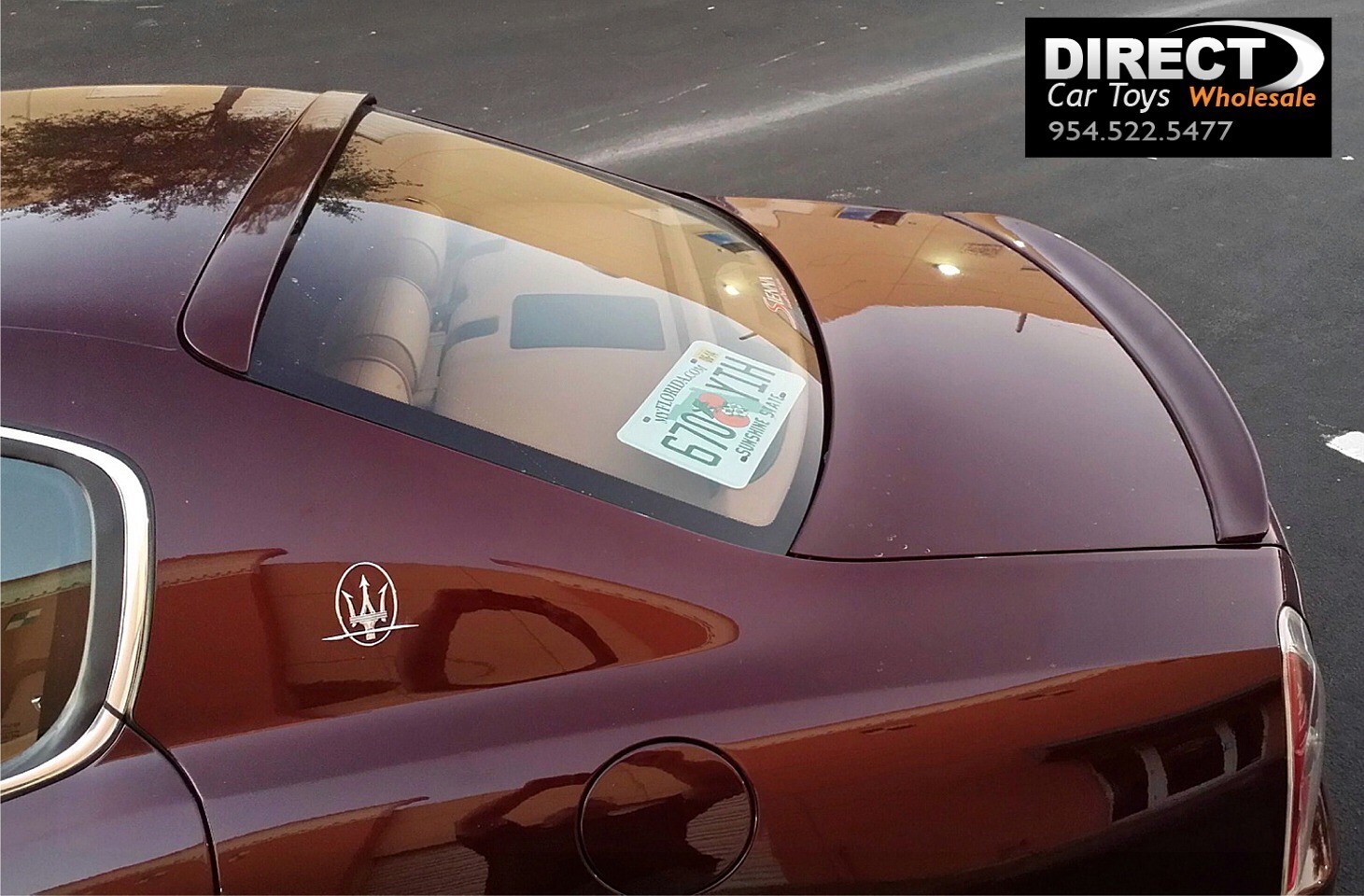 2004-08 Maserati Quattroporte Tesoro rear Roof Glass Spoiler Made in USA
