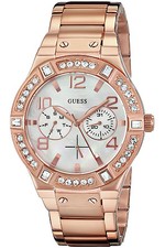 GUESS W0290L2 ,39mm,Ladies Dress,Multi-function,Brand New With Tag And Guess Box