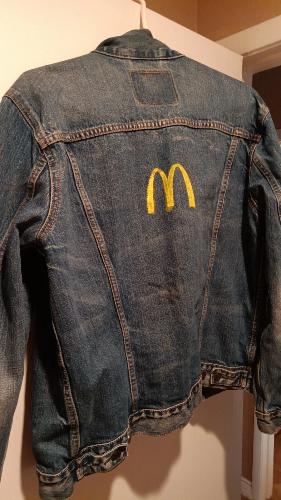 Levi's Denim Jacket Men's Large McDonald's Logo