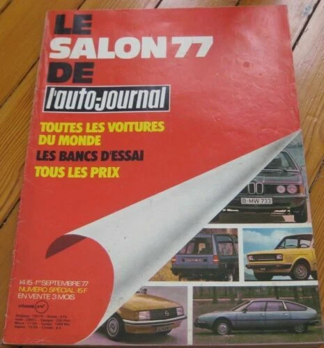 Revues de transport, sur voitures années 70, en français