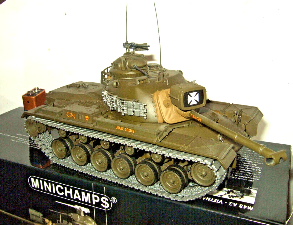 Minichamps 43220 M48 A3 Patton Tank in Vietnam, Op Pipestone Canyon in 1:35 - Image 4 of 4