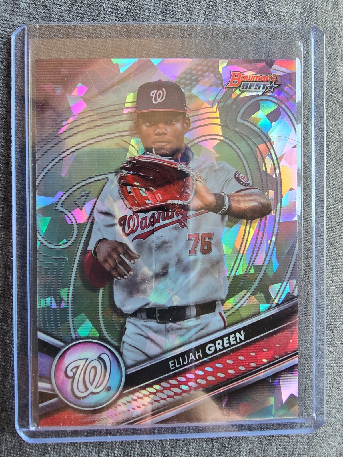 2022 Bowman's Best - Top Prospects Atomic Refractor #TP-29 Elijah Green (RC)