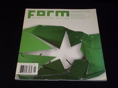 2007 JULY FORM MAGAZINE - PIONEERING DESIGN FRONT COVER - E 1784