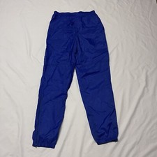VINTAGE NIKE Parachute Pants Mens 80s 90s Wind Rain Zip Ankles NIKE SWOOSH - SM