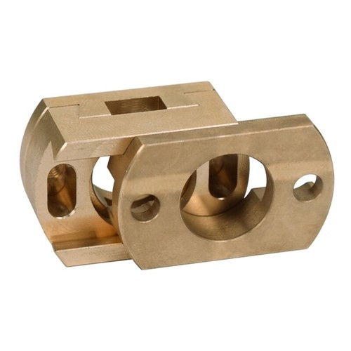 Oldham Accouplement laiton T8 axe lit chaud vis accouplement carré bronze - Photo 3/8