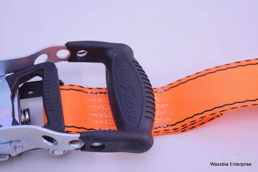 GOODYEAR RATCHET TIE DOWNS COMMERCIAL GRADE 16FT X 1.5" HEAD ONLY!!!! Foto 3 de 4