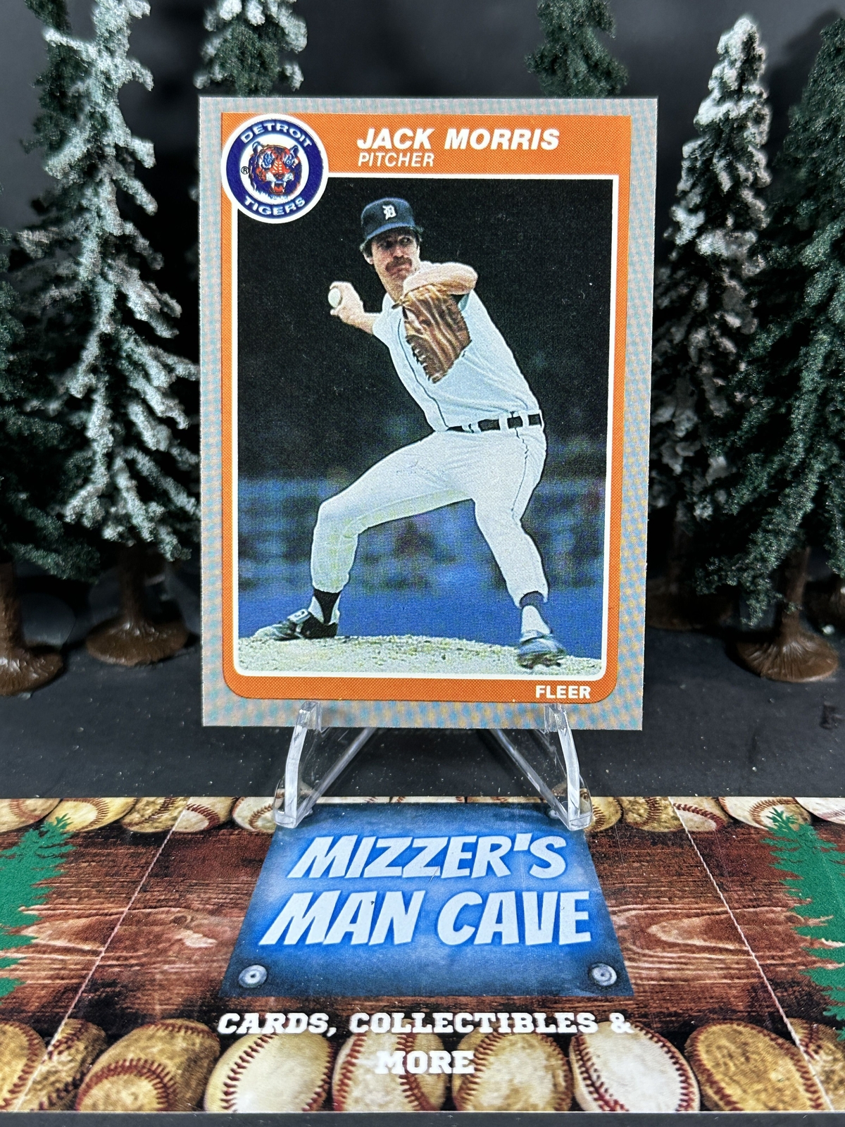 1985 Fleer Baseball Jack Morris Tigers Base Card 18