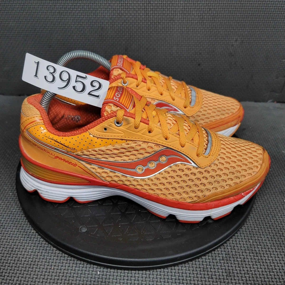 Saucony Shadow Genesis Running Shoes Womens Sz 9 Orange Trainers