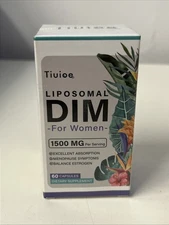 Liposomal DIM Supplement - 1500 mg Women DIM Supplement 60 Caps ~ Exp 11/27
