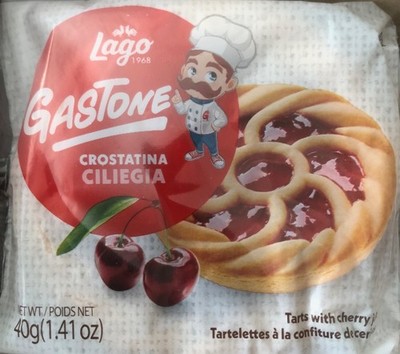 Gastone Lago Crostatina Cherry Jam Tarts 8.47 oz  1 - (Pack Of 6)