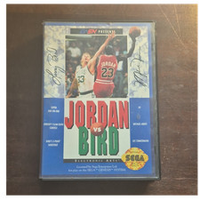 Electronic Arts Jordan vs Bird One On One Sega Genesis Complete w/ Case & Manual