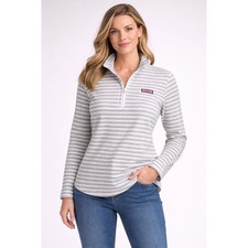 Vineyard Vines Shep Shirt Womens XS Grey Whit...