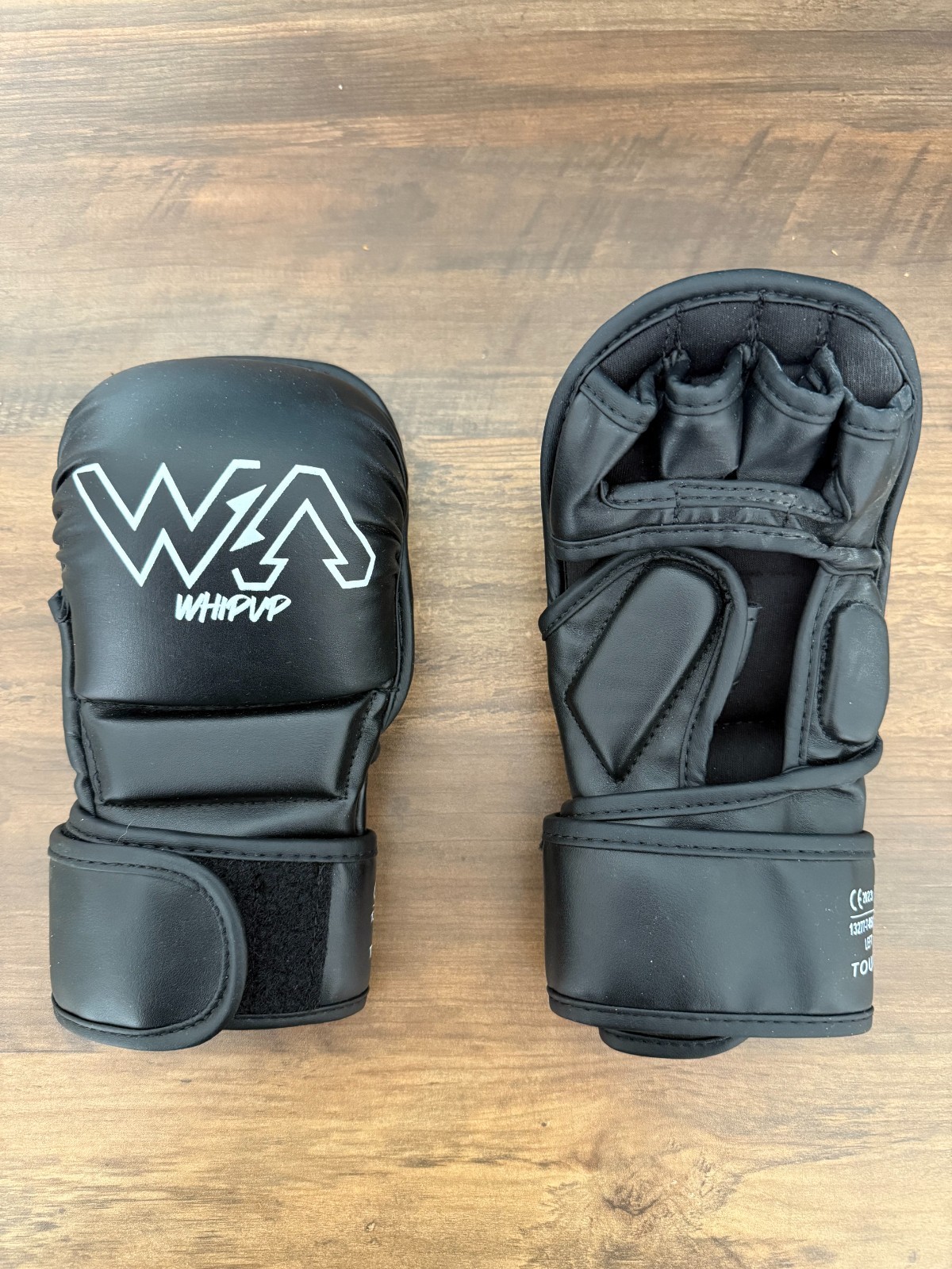 Gants de sparring MMA Whipup Touch en cuir synthétique premium robuste