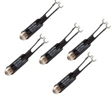 5 Pack 75 Ohm to 300 Ohm UHF VHF FM Antenna Adapter Matching Transformer Convert