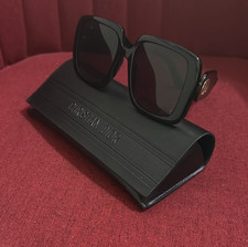 Authentic Christian Dior DiorBobby S2U Black Oversized Sunglasses CD Logo w/Case