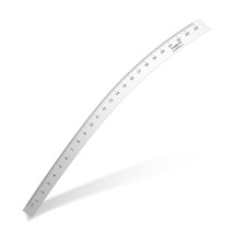 French Curve Ruler - 24 Inch Aluminum for Pattern Making, Sewing, Quilting  Des