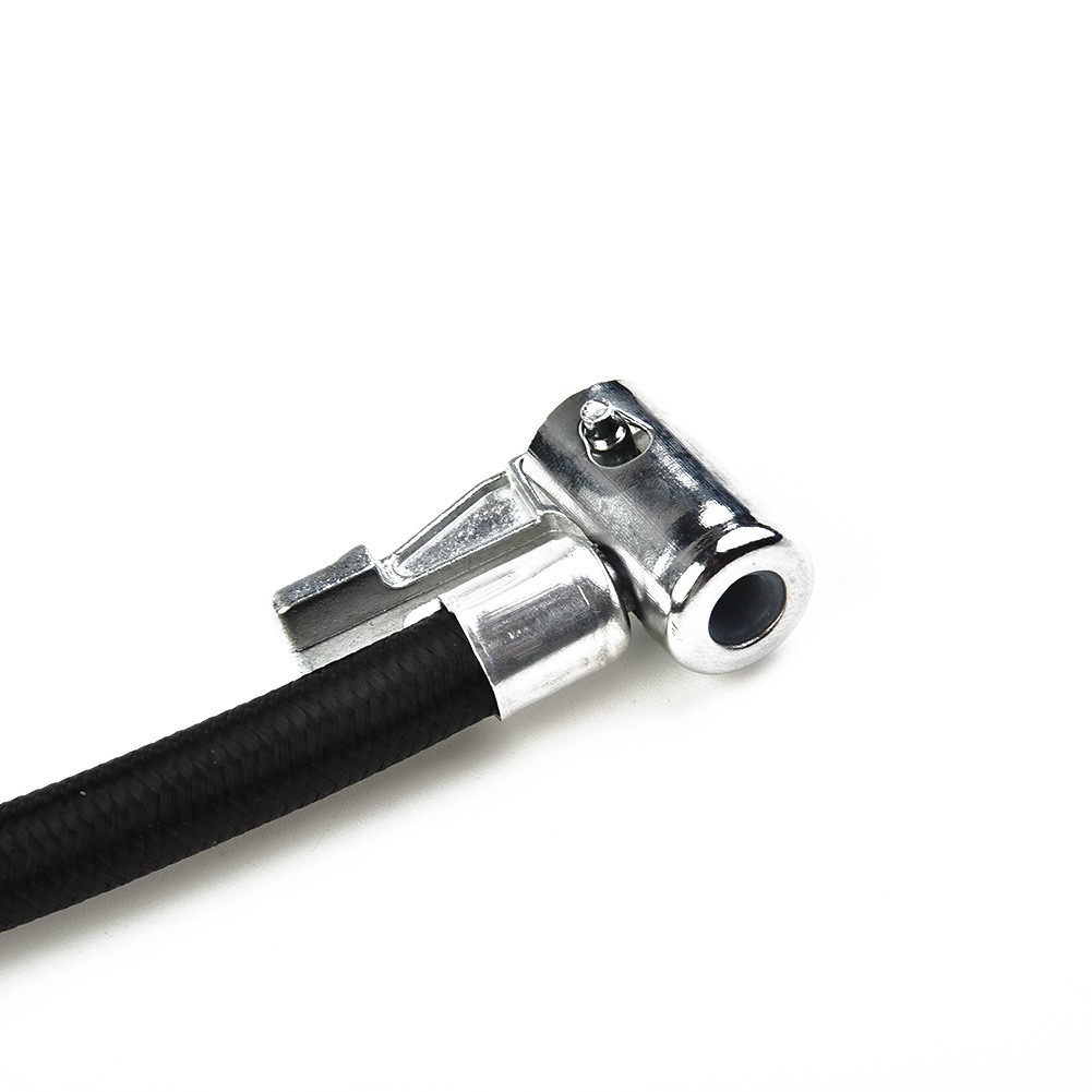 Air Inflator Hose Adapter Pump Replacement Rubber+Metal+Cloth 60cm Valve