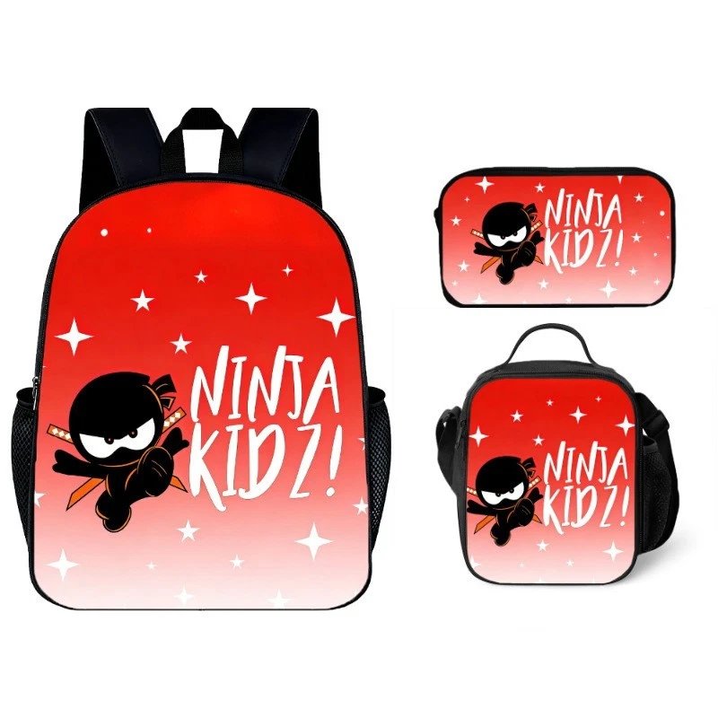 NINJA KIDZ Backpack Set, Cute for Boys Girls