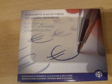 Kursmünzensatz KMS Slowakei 10 Jahre Euro-Bargeld 2012, 3,88 Euro, original