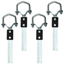 Universal Exhaust Hanger Rod, Heavy Duty Exhaust Muffler Hanger Rod, 4 Pack