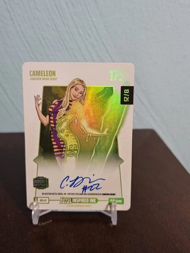 Bo Jackson Battle Arena Cameleon Glow Auto 13/25 Power 175 Cameron Brink