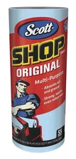 Scott Shop Towels 55 Count (Pack of 1), blue 