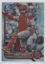 2022 Bowman Draft Chrome Sky Blue Refractor Jimmy Crooks III #BDC-178 6fs