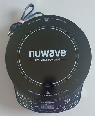 Nuwave PIC Flex Precision Induction Cooktop Model 30501 Black Shatter Proof NICE