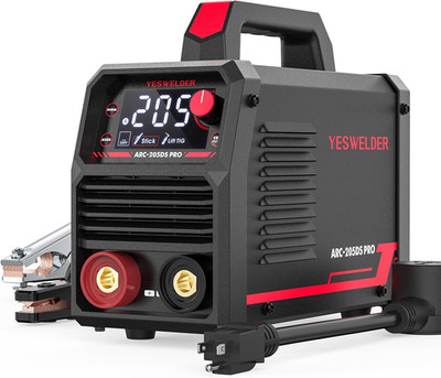 205Amp Stick Welder Large LED Display, Digital Inverter IGBT ARC Welding Machine