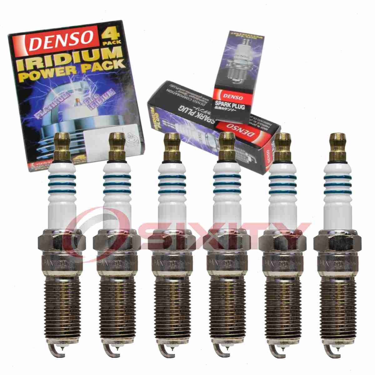 6 pc Denso Iridium Power Spark Plugs for 2005-2009 Saab 9-7x 4.2L L6 dv