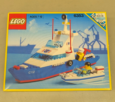 LEGO Town 6353 Coastal Cutter EUC Coast Guard Boat Ship Nautica