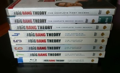 The Big Bang Theory Seasons 1-7 DVD + Season 10 Blu-Ray