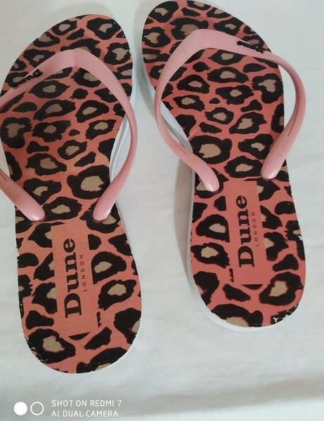 Women Dune Flip Flops Pink 38