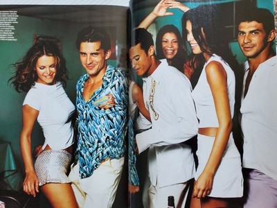 2000 GQ Espana mag DANIELA PESTOVA Madonna CHARLIZE THERON Julio