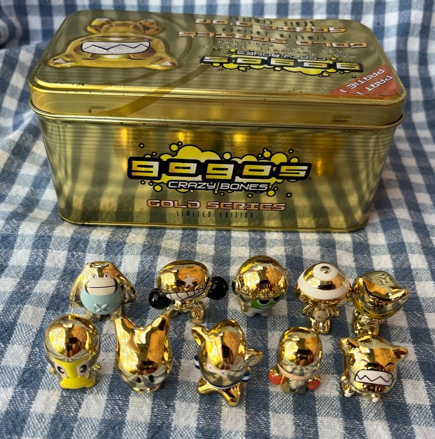 GOGOS CRAZY BONES ~ GOLD SERIES LIMITED EDITION PART 1 COLLECTOR
