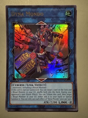 YUGIOH DYNA MONDO (LINK) ASIA ENGLISH EDITION ES02-AE076 ULTRA RARE