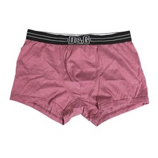 Boxer regolare DOLCE & GABBANA intimo rosa logo D&G cotone IT5 / US M 80usd