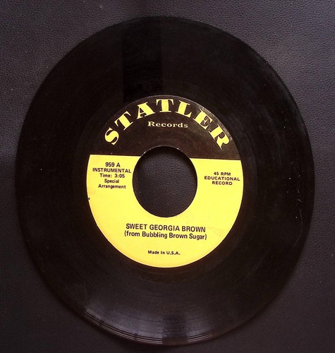 UNKNOWN ARTISTS  SWEET GEORGIA BROWN/SUPER DISCO STATLER BROS VINYL 45 84-3