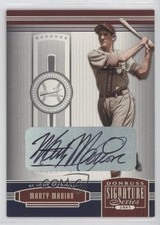 2005 Donruss Signature Series Silver Signatures Marty Marion #130 Auto 0gx4