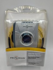 Vintage Presidian AM/FM Stereo Cassette Player  Headphones 12-320 New Unused