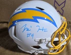 Tre Harris Los Angeles Chargers Autographed Helmet Fanatics Authentic