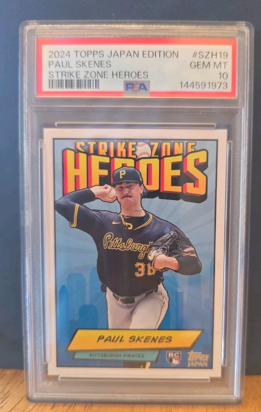 2024 Topps Baseball Japan Edition Paul Skenes Strike Zone Heroes #SZH19 PSA 10!!
