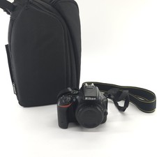 Nikon D D5500 24.2 MP Digital SLR Camera - Black Body Only w/ Bag, Mint