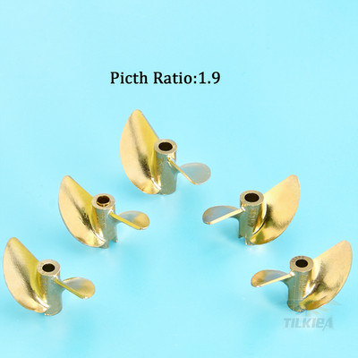 1PC RC Boat D36/37/38/40/42/45mm Propeller 4/4.76mm  Screw Left/Right Prop