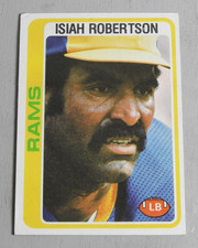 1978 TOPPS #130 - ISIAH ROBERTSON - LOS ANGELES RAMS (LB) - NEAR MINT
