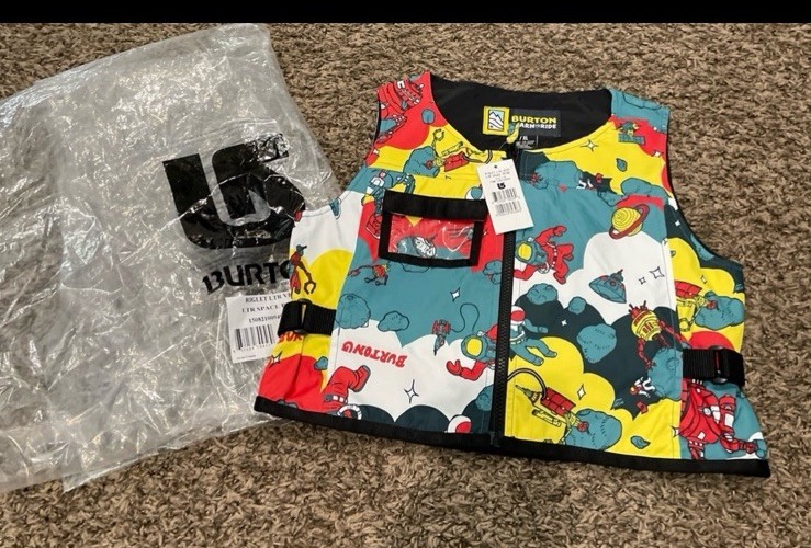Burton Nwt Learn To Ride Snowboard Vest, Kids Size L/Xl | eBay