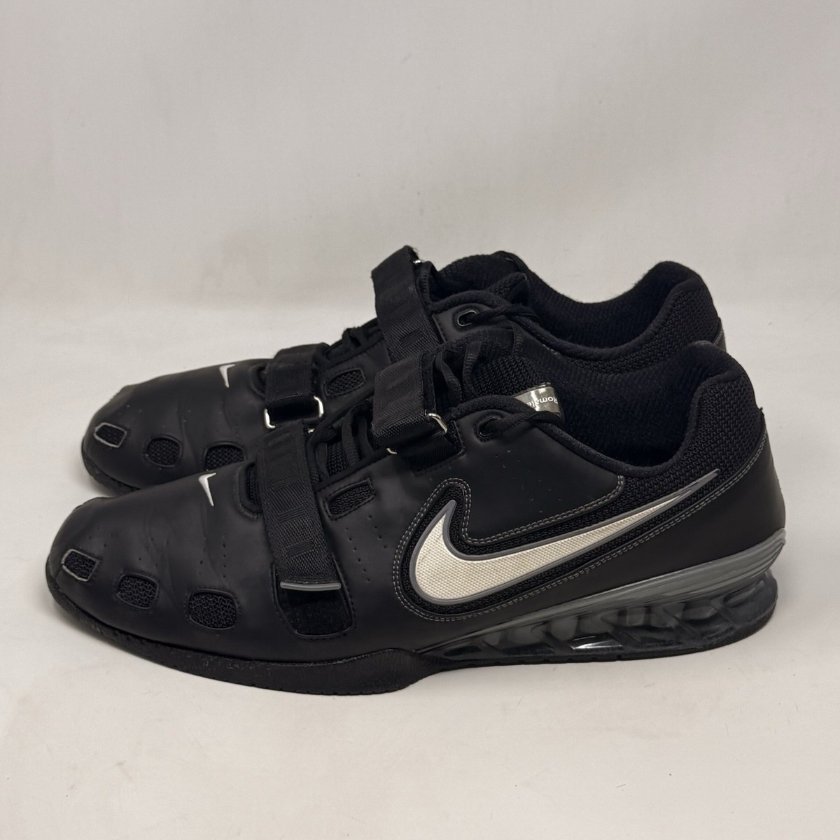 Nike Romaleos 2 Weightlifting Trainers Black Cool Grey 476927-001 Men Size 11 US NIKE ROMALEOS 2 BLACK WHITE MENS | Mercari main image 2